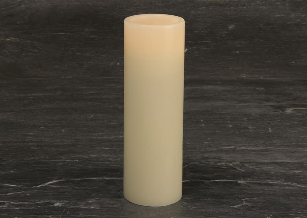 Battery operated Wax Candle 3 x 9 SC853