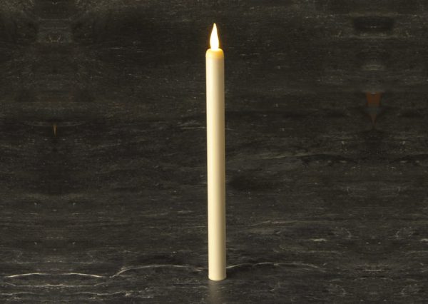 12" Battery operated Taper Candle SC2716WW