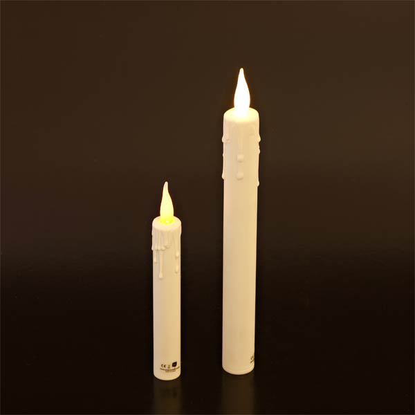 5.5" Mini Battery Operated Taper Candle Amber Flame SC3741A