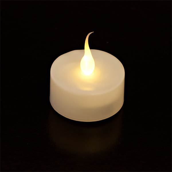 Frosted Glass Holder and Warm White Tea Light SC2621WW